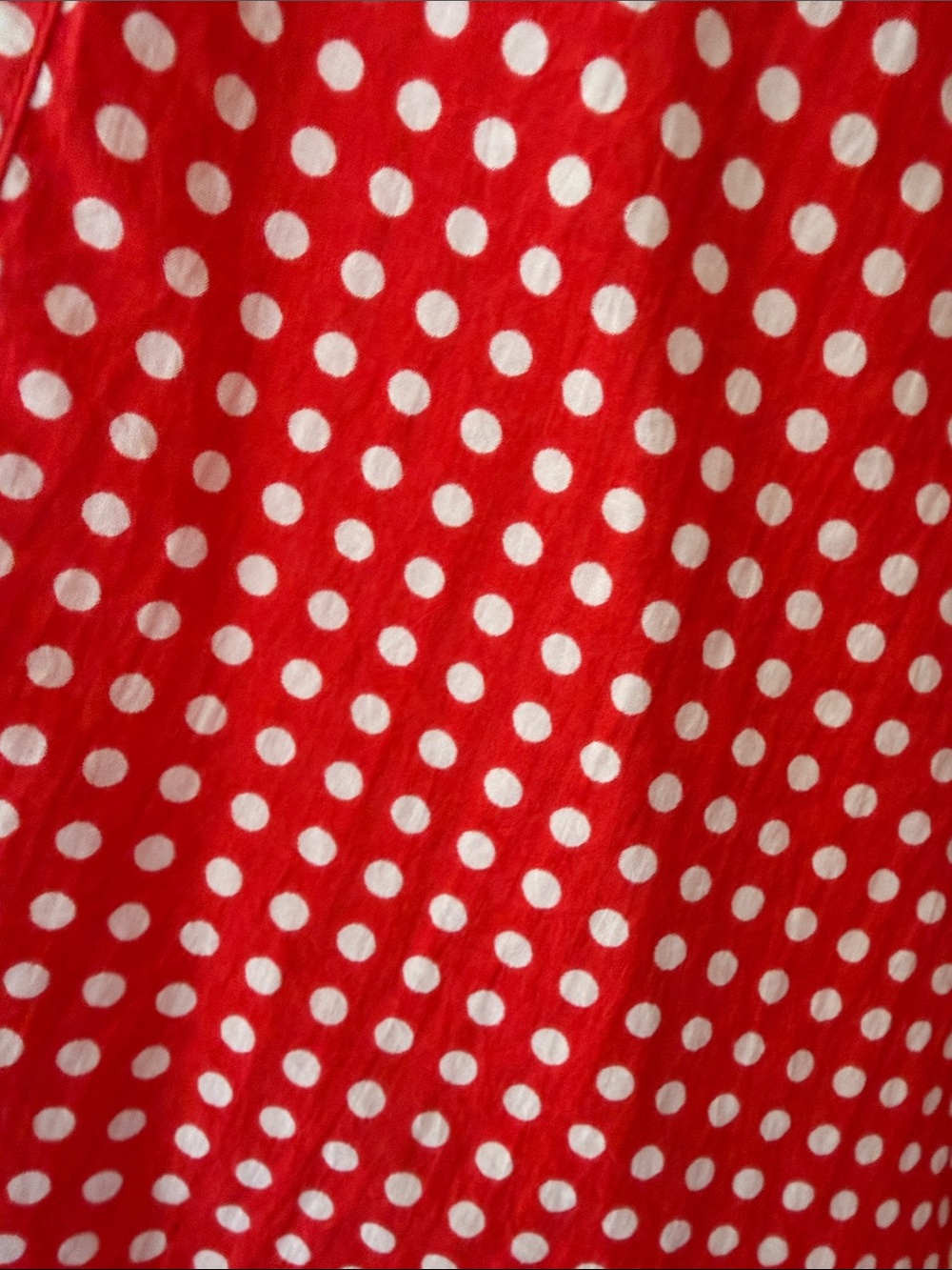 Whimsy Red White Polka Dot Rain Trench Coat Jacket by Mosaic Size XL - Picture 6 of 8
